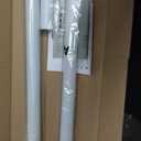 Heavy Duty Tension Curtain Rod by EZFurni, 42 to 123 Inches, Anti-Slip Spring Loaded Curtain Rods No Drilling, Apartment Renter Friendly Tension Rods for Windows, Bathroom, Patio, Room Divider, White