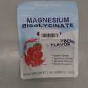 Magnesium Bisglycinate Gummies, with 500mg Magnesium Bisglycinate Chelate Sea Salt Raspberry Fruit Powder, Improve Sleep & Nervous, Relax Muscles, Strengthen Bones, Vegan, 60 Count