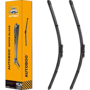 AUTOBOO 22"+20" Windshield Wipers Replacement for Ford Mustang 2007-2021,Lincoln MKZ 2013-2020 -Original Factory Quality (Pack of 2)