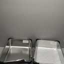 iPrimio Stainless Steel Litter Box - Cat Litter Box Enclosure with Enclosed Sides for Odor Control - Durable, Rust-Resistant Metal - Easy Clean Design, Applicable for Large Cats - 2 Pack