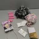 Aoiviss Old Lady Costume for Kids Girls 100th Day of School Costume Halloween Grandma Dress up Cosplay Accessories, 5