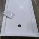 DreamLine SlimLine 36 in. D x 60 in. W x 2 3/4 in. H Left Drain Single Threshold Shower Base in White, DLT-1136601