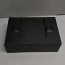 VOLDRA Toilet Paper Holder with Shelf Black Wipes Dispenser for Bathroom Stainless Steel Toilet Paper Holder with Storage Drawer Adhesive Wall Mount Small Bathroom Shelf