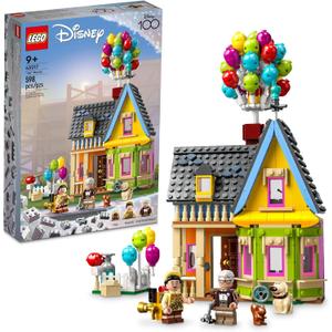LEGO Disney and Pixar Up House Disney 100 Celebration Classic Building Toy Set for Kids and Movie Fans Ages 9 and Up, A Fun Gift for Disney Fans and Anyone Who Loves Creative Play, 43217