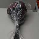 Whaline 12 Pack Valentine's Day Wine Red Artificial Roses Bouquet Vintage Silk Fake Burgundy Roses Lifelike Gothic Rose Flower Long Stem for Wedding Anniversary Birthday Party Table Centerpieces Decor