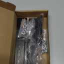 4Pcs 711 Bolt-On to Hook-On Bed Frame Conversion Brackets, Bed Frame Hooks, Universal Headboard Brackets, Widened Hole Slot, Height Adjustable, Black