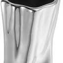 Ceramic Dried Flower Vase Modern Wrinkled Design for Elegant Wedding Centerpieces Decorative Container for Home Office and Table Decor