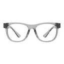 Eyekepper Metalless Reading Glasses with Screwless Spring Hinges Large Frame Readers for Men Grey +1.25