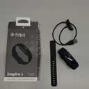 Fitbit Inspire 2 Health & Fitness Tracker, 24/7 Heart Rate, Black/Black, One Size (S & L Bands Included)