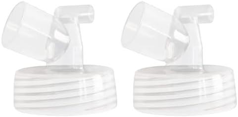 Wide Mouth Base Connector 2pc - Compatible with Motif & Spectra S1 S2 Pumps & Bottles; Compatible with Medela, Maymom, Pumpin Pals, Lacteck & Idaho Jones Flanges - Replacement Pump Parts Adapter Wide Mouth Base Connector 2pc - Compatible with Motif & Spectra S1 S2 Pumps & Bottles; Compatible with Medela, Maymom, Pumpin Pals, Lacteck & Idaho Jones Flanges - Replacement Pump Parts Adapter
