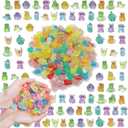 Easter Basket Fillers, 150 PCS Mini Resin Animals & Mushrooms Set, Fairy Garden & Terrarium Decor, DIY Crafts, Party Favors