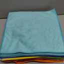 AIDEA Microfiber Cleaning Cloth, 50PK, Microfiber Towels for Cars, Premium Wash Cloths, Dusting Cloth Cleaning Rags, Absorbent Towels for SUVs, House, Kitchen, Window, Cleaning Supplies1212" (Yellow Blue Green)