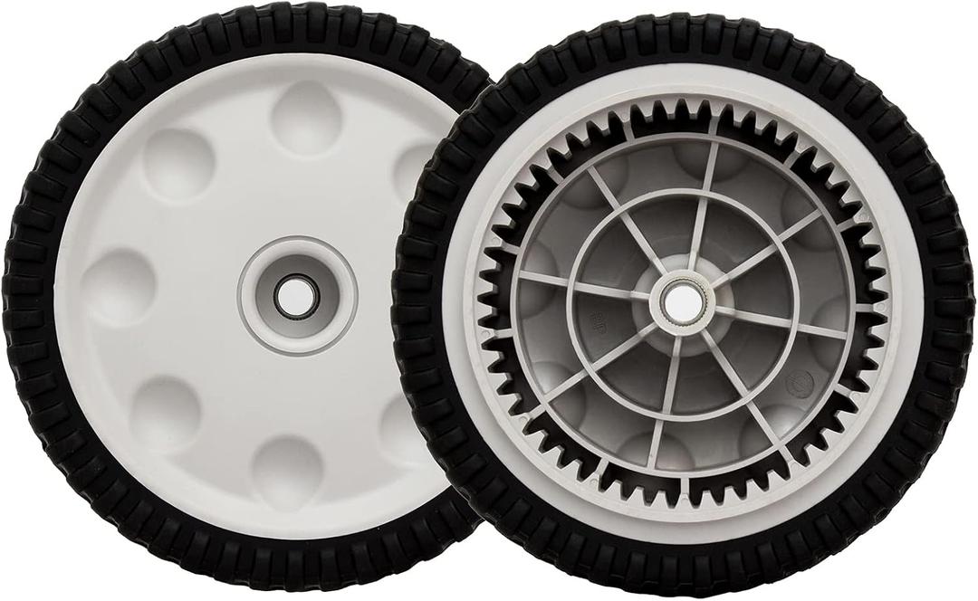 Set of 2 Front Drive Wheels Fit for Troy Bilt Lawn Mowers - Replaces 734-04018C 734-04018A 734-04018B, Drive Wheels for MTD Snapper Troy Bilt Tuff-Cut 210 TB210 TB230 TB240 Self Propelled Mower