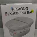 Pedicure Foot Spa with Bubble and Heat,Collapsible Foot Soaking Tub with Remote Control,Pedicure Tools for Feet,Foot Bath Soak Tub Gift for Women/Men,Mom/Dad