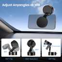 Vacuum Magnetic Suction Phone Mount Holder for Car/Gym/Mirror(Gray Black)