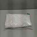 ORTIGIA White Blue Shower Curtain, Blue Scalloped Shower Curtain Coastal Pretty Aesthetic Waterproof Fabric Bath Bathroom Decor with Metal Hooks 72 W x 72 H Inch