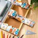 68.9 ft Travel Bulletin Board Border Back to School Theme Decoration First Day of School Rolled Border Trim for Party Classroom Bulletin Boards Chalkboard Wall Decor