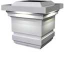 Classy Caps SL074W 4x4 Classy Solar Post Cap - White – High-Performance Solar LED Lights, Durable PVC (Vinyl) Construction, Weather-Resistant, Ideal for Outdoor Posts, Warn & Cool Light Modes