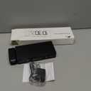 Netzu Projection Clock for Bedroom Ceiling, Alarm Clocks with 180 Rotatable Projector, Date Temperature and Weekday, Manual DST, 5 Brightness, 10 Ringtones, 4 Volumes and Snooze (Black)