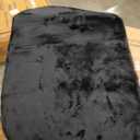 GORILLA GRIP® Memory Foam Bath Rug for Bathroom, 23x17 Black 