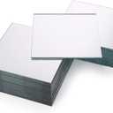 Suwimut 50 Pack Square Glass Mirror Tiles, 4x4 Inch Small Decorative Glass Mirror Squares Bulk for Table Centerpieces, Crafts, Wall, Mosaics, DIY Home Projects, Decorations