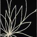 Garland Rug Grand Floral 30 in. X 46 in. Black/Ivory Area Rug Ideal for Adding Elegance and Warmth with A Stunning Floral Pattern, Soft and Durable Construction for Living Rooms, Bedrooms, Entryways