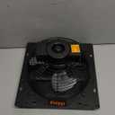 8 Inch Shutter Exhaust Fan, 760 CFM High-Speed Wall Mounted Exhaust Fan, 40dB Quiet Cooling Ventilation Attic Fan for Shed, Garage, Greenhouse, Basement, Chicken Coop, Generator Room, Black