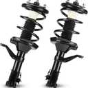 Front Complete Strut Shock Absorber w/Coil Spring Fit for Honda CR-V CRV 2.4L 2002 2003 2004 2005 2006, 172144 172143 (Set of 2)