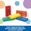 Learning Resources Double-Six Dominoes - Classroom Must Haves, Math Teaching Tools, Dominoes for Kids, Math Learning Games