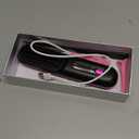 Go Brush Pro - Cordless Hair Straightener Brush Portable Comb for Travel, USB Charging, Fast Heating, with LCD Display (Black)