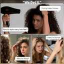 Wave + Curl Diffuser for Dyson Airwrap HS01 HS05 HS08–Dome and Diffuse Modes for Curl Wave Hair, Hair Dryer Diffuser | Extra-Large Design for Thick/Curly Hair | Heat-Safe