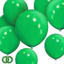 Green Balloons 12 Inch 100 Pack Thicken Latex Green Balloons for Christmas Party Decorations