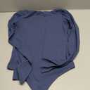 REORIA Women's Boat Neck Long Sleeve Bodysuit Basic Going Out Body Suits Tops 2025 S