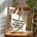 Cute Canvas Tote Bag, Cancer And Disease Encouragement Tote Bag, Inspirational Gifts, Canvas Totes Bags For Women, Reusable