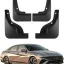 Mud Flaps for Hyundai Elantra 2023 2024 2025, Wheel & Tire Splash Guards, Mudflaps for Car, PP Material, All Weather Tire Protector Splash Guards Mudflaps for Hyundai Elantra Exterior Accessories