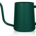Watering Can Indoor Plants, 35 oz/1000 ml Metal Stainless Steel Watering Can Pot with Long Spout for Indoor House Plants Bonsai Outdoor Garden Flower Decorative (Alpinegreen)