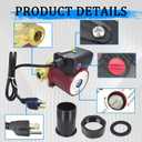 59896775 115V Circulator Pump Replacement Compatible with Grundfos UP15-29SU,9H 60Hz Circulating Pump Used for Radiant Heating, Hydronic Heating, Fan Coil Heating, Solar and Other System Types.