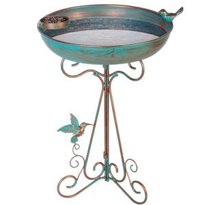 dreamysoul Bird Bath 12" Dia Bowl, Metal Birdbath with Feeder, Pedestal Bird Baths for Outside Outdoors Garden Patio Yard (Bronze)(2pcs) dreamysoul Bird Bath 12" Dia Bowl, Metal Birdbath with Feeder, Pedestal Bird Baths for Outside Outdoors Garden Patio Yard (Bronze)(2pcs)