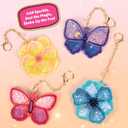 Shake-its Glitter Craft Kits, DIY Art Kit for Kids - Fun Shake Art Supplies, Creative Arts and Crafts Activity Gifts for Girls & Boys Ages 4 5 6 7 8 9 (Flowers & Butterflies)