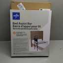 Medline Bed Assist Bar with Storage Pocket, Height Adjustable Bed Rail for Elderly Adults, Assistance for Getting In and Out of Bed at Home