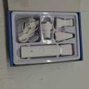 Dog Clippers Grooming Kit Hair Clipper-Low Noise Paw Trimmer- Rechargeable - Cordless Quiet Nail Grinder Shaver for Cats and Other Pets (Silver)