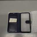 TUCCH Case Wallet for iPhone 17 Pro (6.3") 2025, Stand, RFID Blocking, 4 Card Holder, TPU Shockproof Inner Shell, PU Leather, Magnetic Closure Folio Protective Cover, Dark Blue