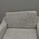 Kids Sofa, 2-in-1 Flip-Out Foam Couch with Soft Sherpa Cover, Cozy Play Lounge Chair, Grey (Medium)