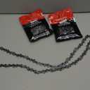 KAKEI 18 Inch Chainsaw Chain 3/8" LP Pitch .050" Gauge 62 Drive Links Fits Poulan, Kobalt, Echo, Ego, Greenworks and More- S62 (3 Chains) - Semi Chisel