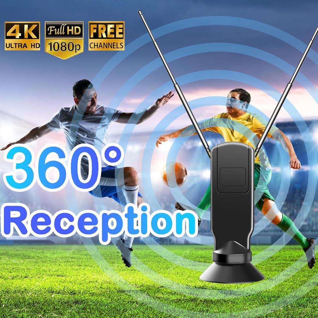 Indoor TV AntennK-Black