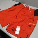 Speedo Mens Swim Trunk Knee Length Marina Sport Volley (Red, XL)