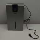 Dehumidifier, Dehumidifiers for Home, 98 OZ Water Tank, (1000 sq.ft) Quiet Dehumidifier for Basement Bedroom Bathroom with Humidity Display, Auto Shut Off, Relaxing 7 Color Ambient Light(Gray)