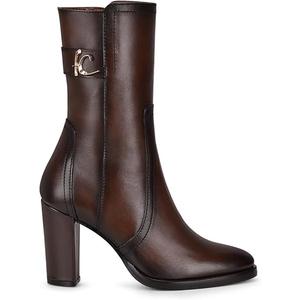 Cuadra FRANCO Women's Brown leather bootie with metallic symbol T32TSTS 6 1/2