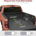LEDKINGDOMUS Hard Trifold Truck Bed Tonneau Cover Fits for Toyota Tacoma 2024 2025 2026 5ft Bed with Track Rail System(Excl. Trail)