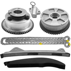 Timing Chain Kit with VVT Camshaft Sprocket for Hyundai Elantra 2017-2020, Kona 2018-2021, Veloster 2019-2021,for Kia Forte 2017-2022 2.0L 243502E700 243702E020 Intake & Exhaust Sprocket